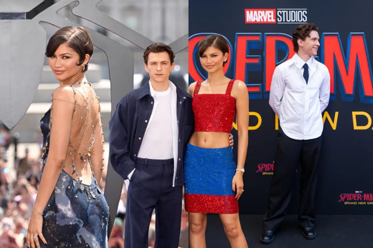 Zendaya and Tom's Premiere Outfits for 'Spider-Man' Are Proof They're the Most Stylish Husband-Wife Duo | ABS-CBN Metro.Style