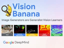 @bilawalsidhu: Wow! Vision banana confirms that image generators are great generalist vision learners. Pretraining ...