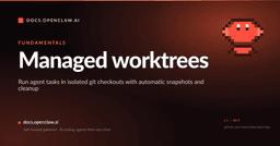 Managed worktrees