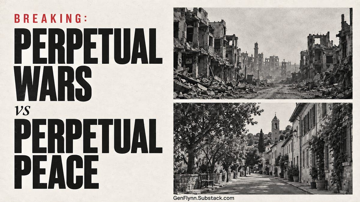 Perpetual Wars vs Perpetual Peace
