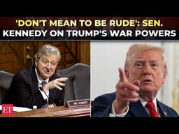 'Have no idea what you just said': Kennedy GRILLS nominee over Trump's war powers at fiery hearing