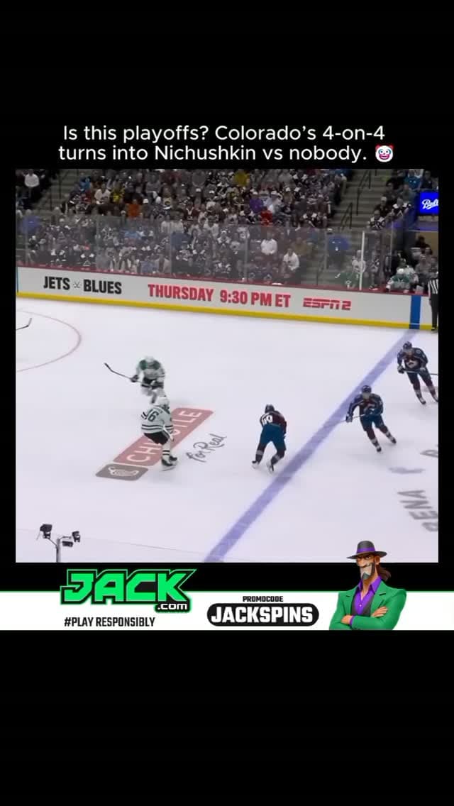 Valeri Nichushkin's playoff power goal vs. Dallas Stars in Game 3