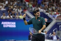 US Open 2026: Roger Federer makes winning return to ...