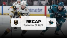 VGK at SJS | Recap | NHL.com