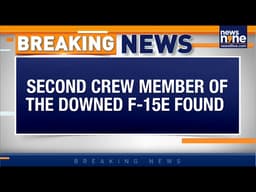 LIVE: U.S F-15E Crew Rescued After Intense Combat in Iran | Daring Military Operation