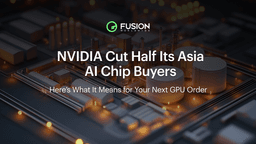 Nvidia Just Cut Half Its Asia AI Chip Buyers. Here's What It ...