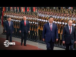 Split-Screen View: China Welcomes Trump & Putin Back-to-Back | DWS News | AC1F