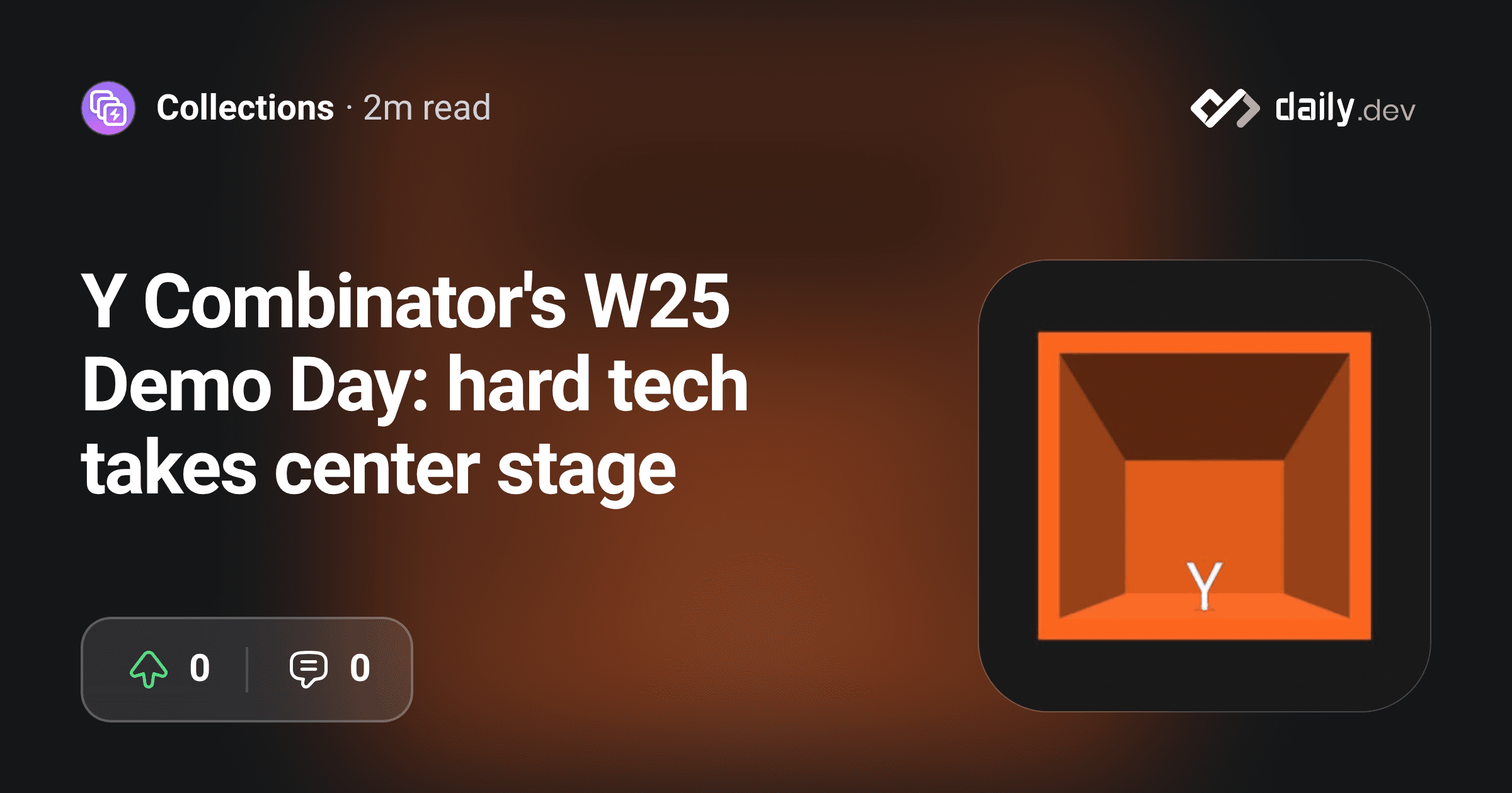 Y Combinator's W25 Demo Day: hard tech takes center stage