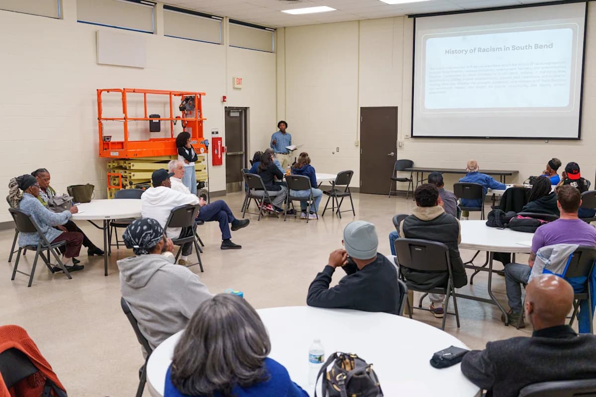 LaSalle Park residents press South Bend officals on reparations report