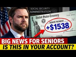 Good News For Seniors: If You're 62 or Older, Check Your Social Security Payment Immediately