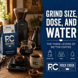 Coffee Grind Size, Dose And Water Guide