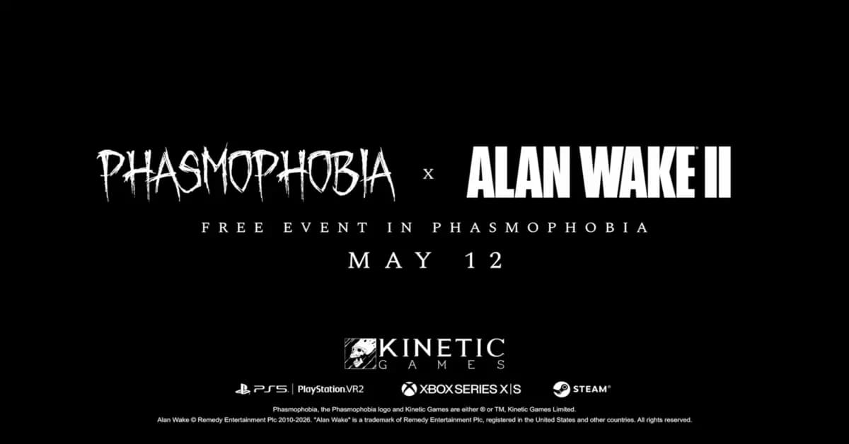 Alan Wake 2 Crossover with Phasmophobia Announced for May 2026 - AllKeyShop.com