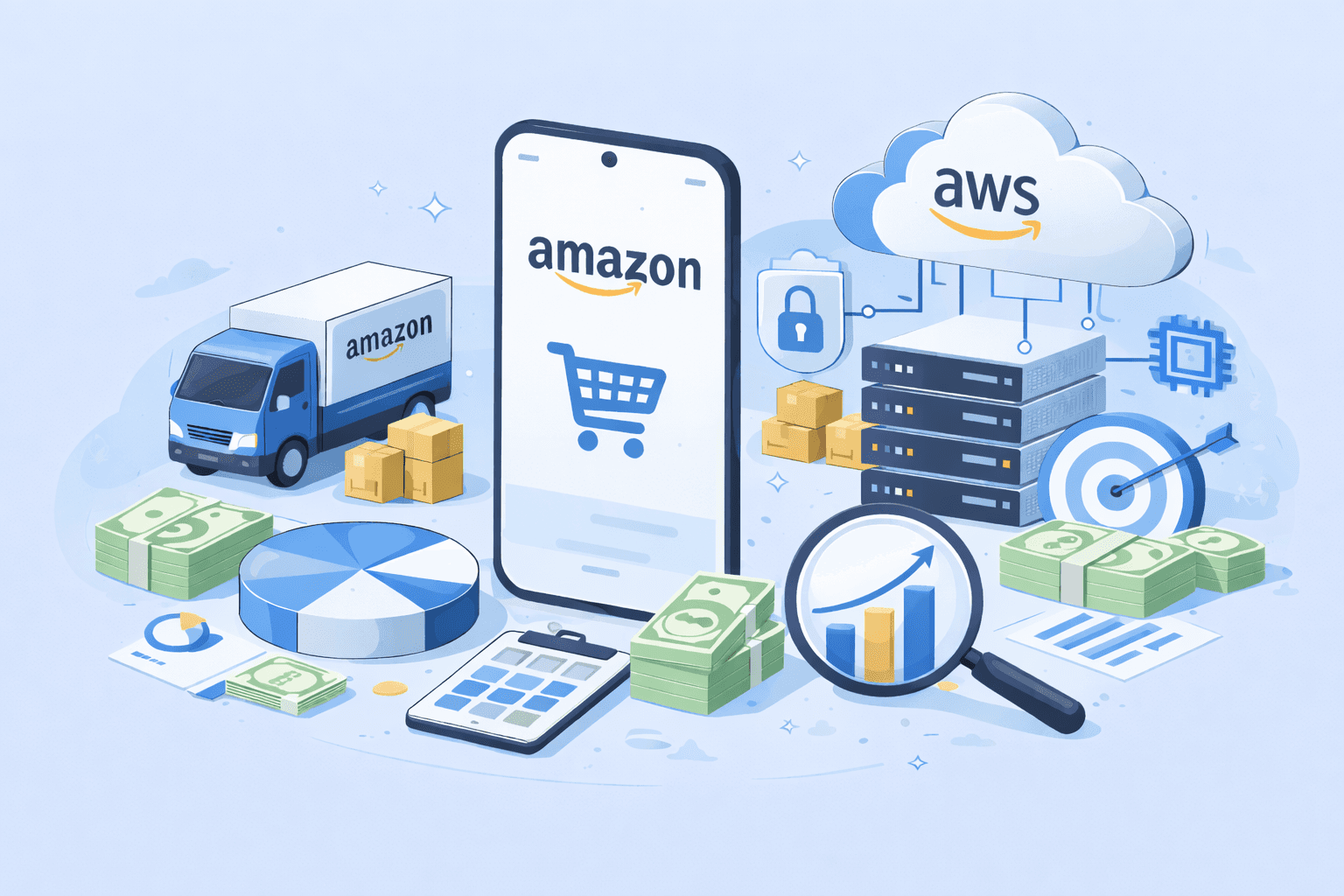 How Amazon makes money: The everything store that profits from everything but retail