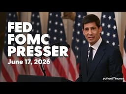LIVE: Fed Chairman Warsh press conference on Fed policy decision