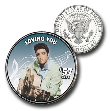 Elvis Presley "Loving You" US Half Dollar Commemorative ...