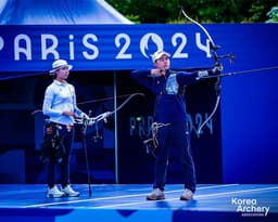 The archery national team, ahead of the Asian Games in ...