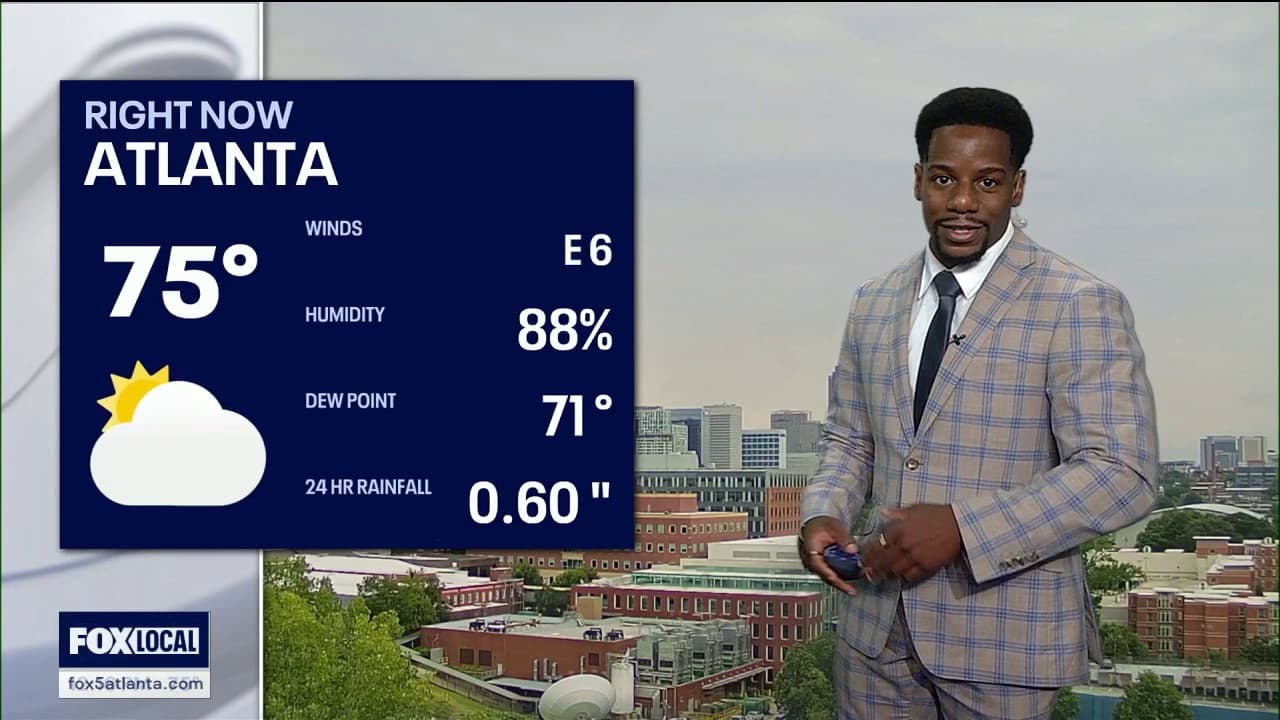 Thursday midday weather forecast