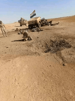 @TracTerrorism: Suspected #IslamicState (IS) Roadside Improvised Explosive Device (#IED) Targets Iraqi Army Humvee N...