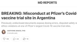 Pfizer’s clinical trial for COVID vax in Argentina was rife with misconduct