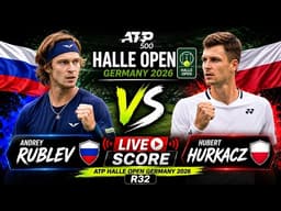 Andrey Rublev vs Hubert Hurkacz 🎾LIVE SCORE TENNIS ATP HALLE OPEN GERMANY 2026 | R32