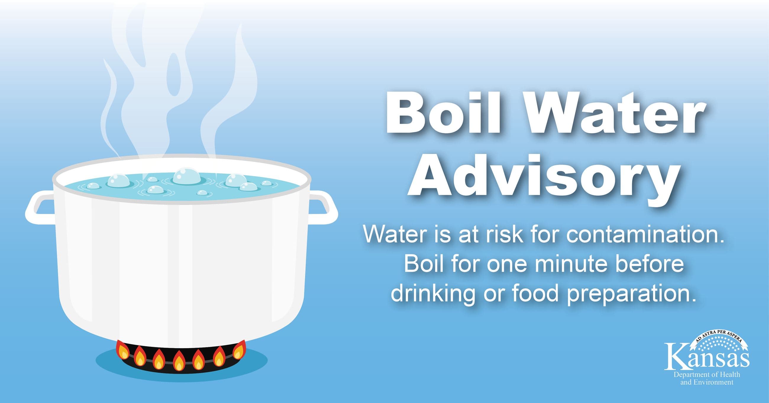 Boil Water Advisory Issued for the Reno Co. RWD #8, Reno County