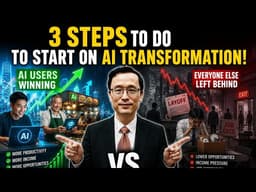 AI Disruption is Here! 3 Simple Steps To Start Your AI Transformation! 