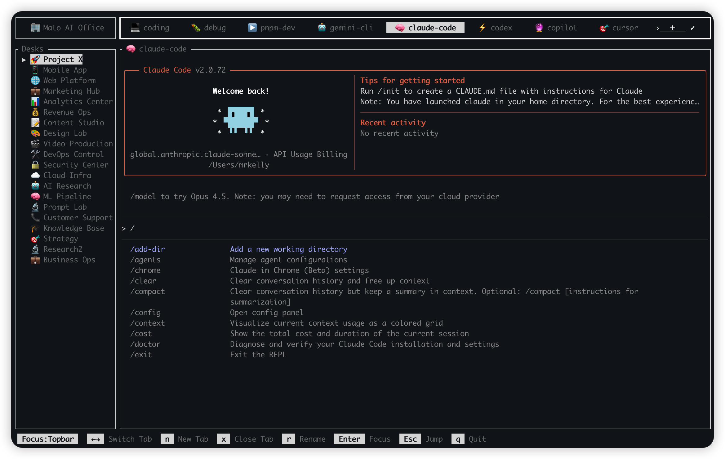 Mato – a Multi-Agent Terminal Office workspace (tmux-like)