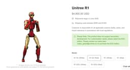 @minchoi: Humanoid robots just crossed the gaming-PC price line.

Unitree R1 starts at $4,900.

It can walk, r...
