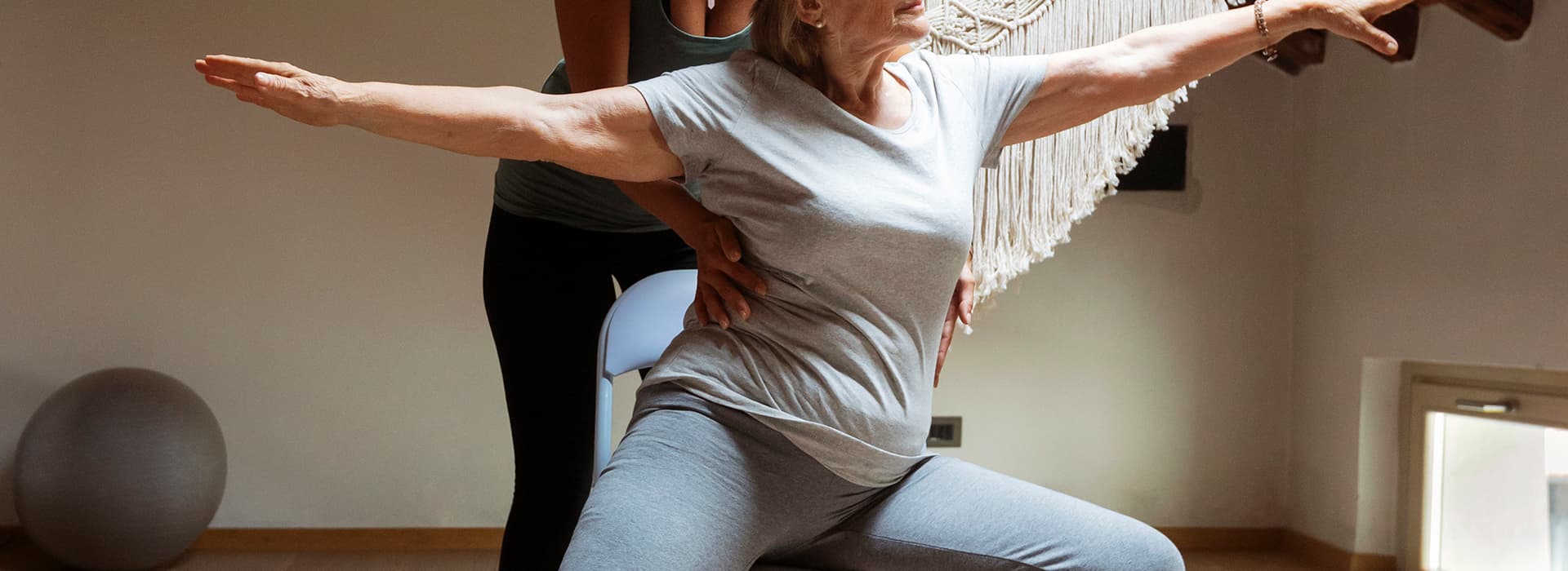 Beginner's chair yoga for arthritis
