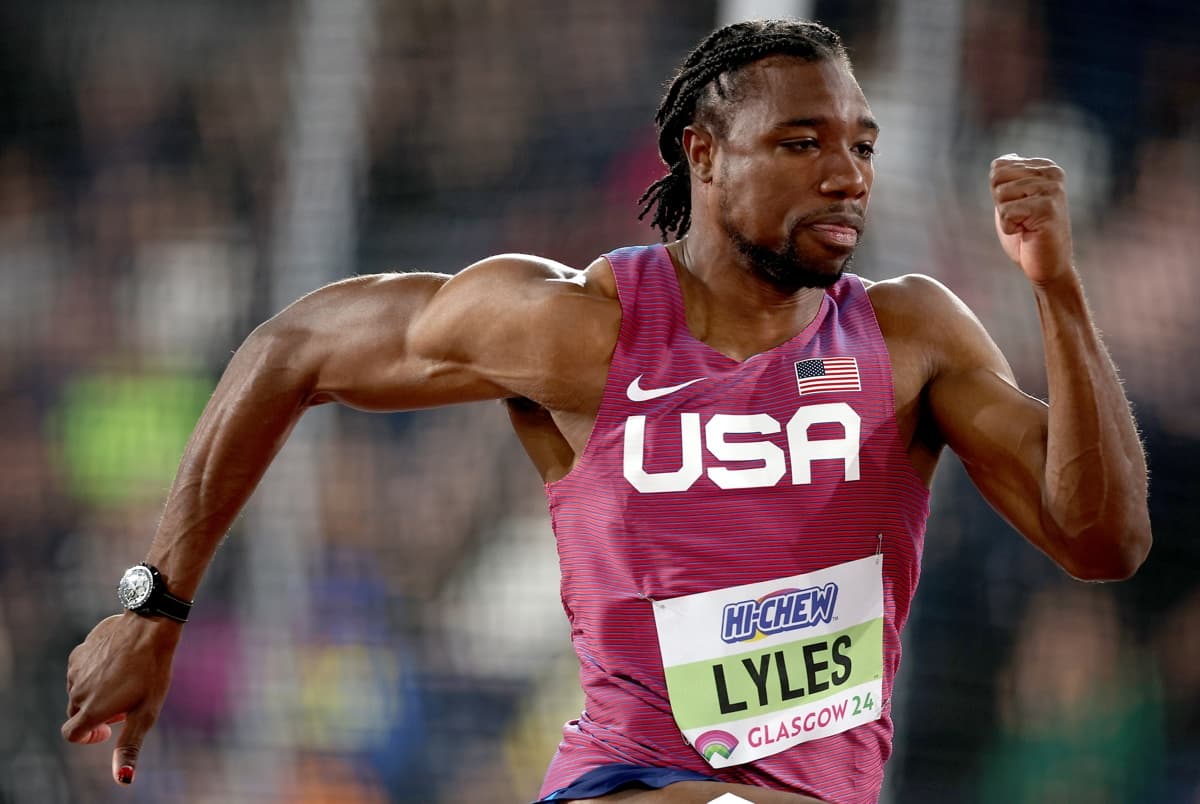 El estadounidense Noah Lyles se estrenó con victoria en ...