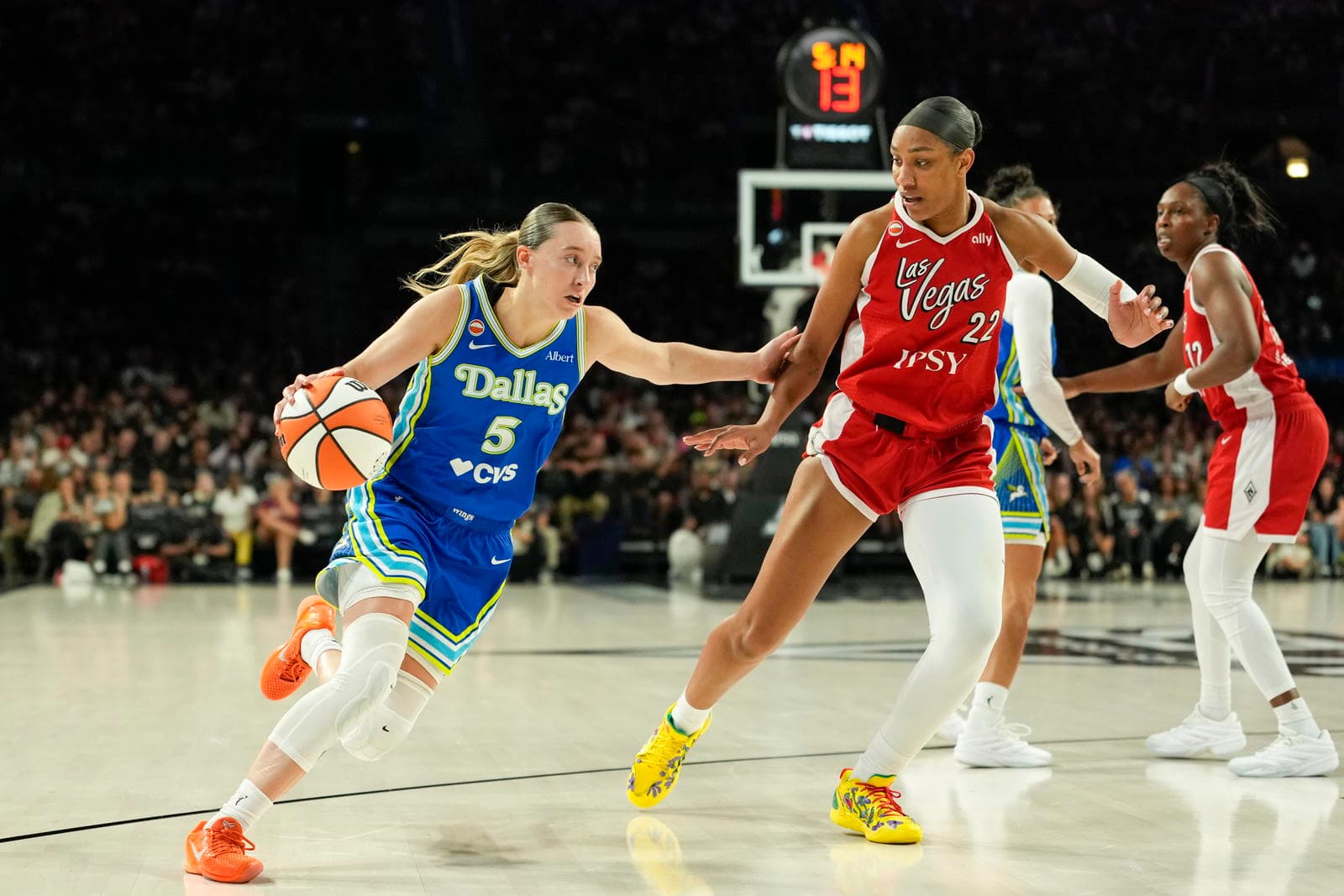 A'ja Wilson Leads, Paige Bueckers Closing the Gap