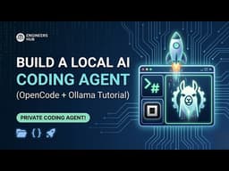Build a Local AI Coding Agent (OpenCode + Ollama Tutorial)