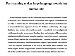 @GaryMarcus reposted: This is the most interesting paper I have read this week.

The authors test a wi...
