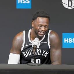 @BrooklynNets: "They have a competitive nature."

🎙️ Julius Randle on Egor Dëmin &amp; Mikel Brown Jr. https://t.co...
