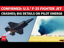 BREAKING: US' F-35 Fighter Jet CRASHES Amid Iran War, Emergency Teams Rush To Scene | Details