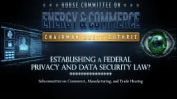 A FEDERAL Privacy and Data Security Law? SECURE Data ...