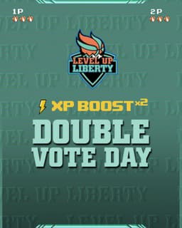 @nyliberty: Get an XP boost with All-Star Double Vote Day 🎮

Today your vote counts twice! Vote it up for your f...