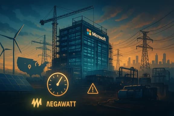 Microsoft Rushes AI Data Centers: Power Bottleneck Hits Azure Growth | Windows Forum