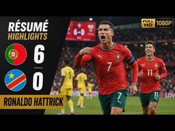 Ronaldo Hat-Trick! Portugal 6-0 DR Congo | All Goals & Highlights (1080P HD)