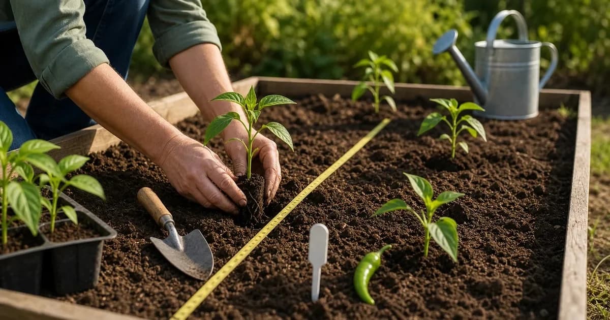 Anaheim Pepper Planting: Spacing, Depth, Timing