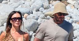 Victoria and David Beckham hold hands on Ibiza holiday with kids and ...