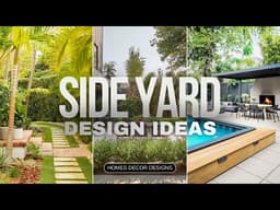 SIDE YARD GARDEN DESIGN IDEAS | HOW TO TURN AN AWKWARD ALLEY INTO A STUNNING SIDE GARDEN OASIS!