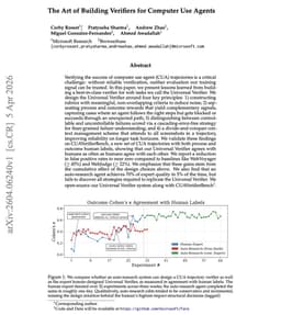 @omarsar0: NEW paper from Microsoft

Every agent benchmark has the same hidden problem: how do you know the age...