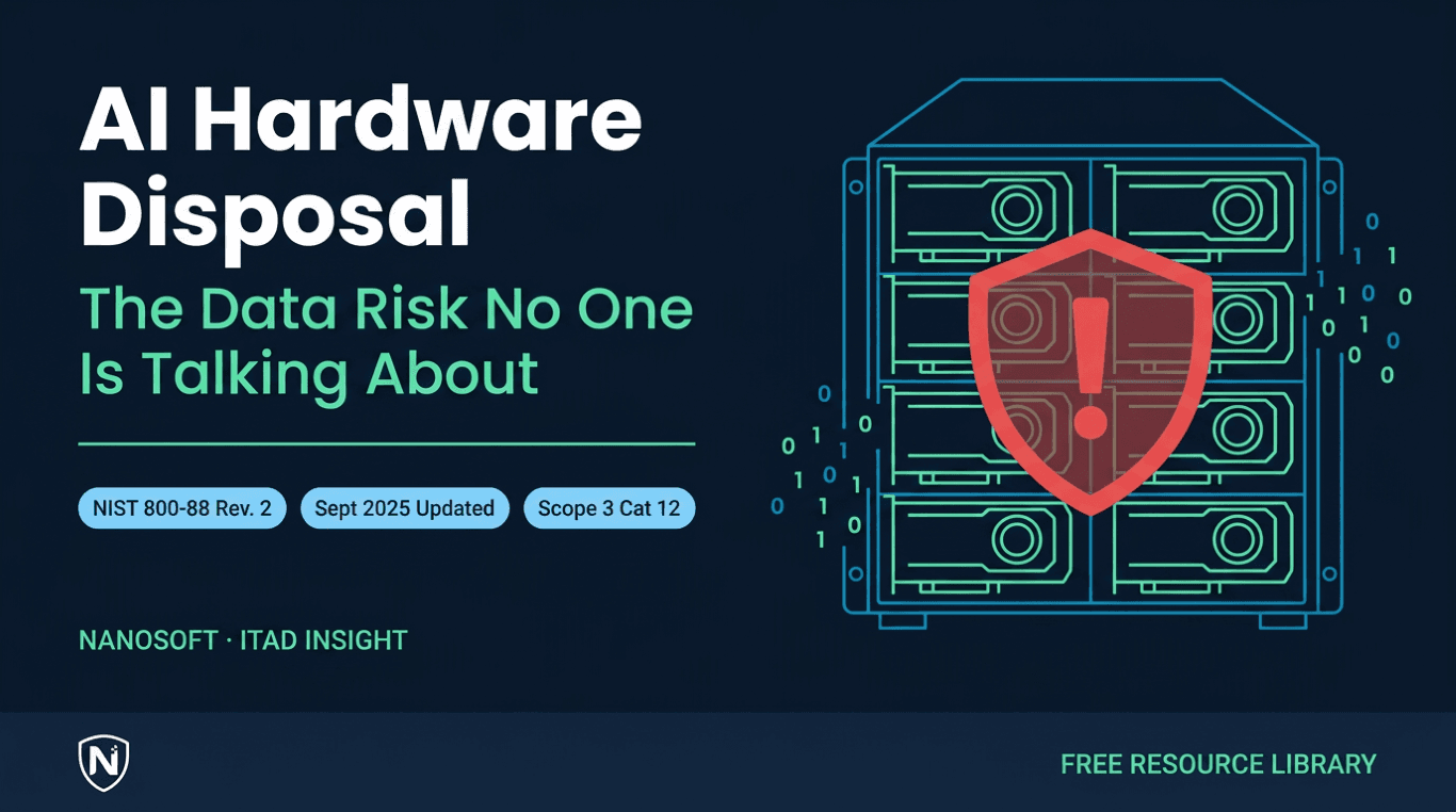 AI Hardware Disposal: The Data Risk You're Ignoring | Nanosoft