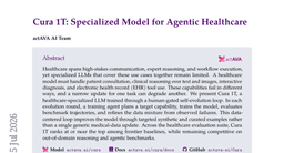 Cura 1T: Specialized Model for Agentic Healthcare