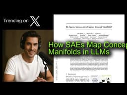 How SAEs Map Concept Manifolds in LLMs