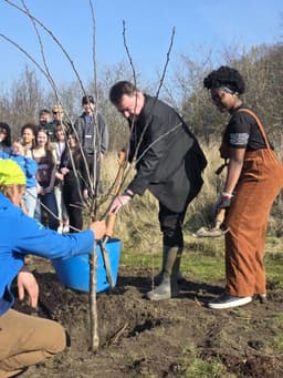 New woodland blessed by Bishop Stephen Wright of Hexham and Newcastle - The Tablet