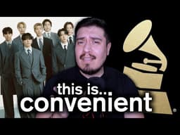 The Grammys new category for BTS… here's the problem | Best Asian Pop Music Performance 