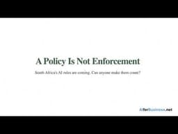 South Africa's AI Regulation Has an Enforcement Problem