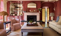 Inside a Color-Drenched Georgian Living Room by Uns Hobbs